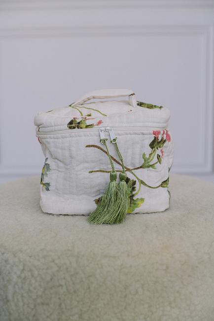 Beauty Bag Linen Botanical