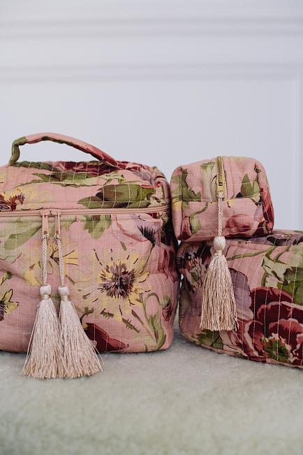Beauty Bag Linen Poppy Field 3