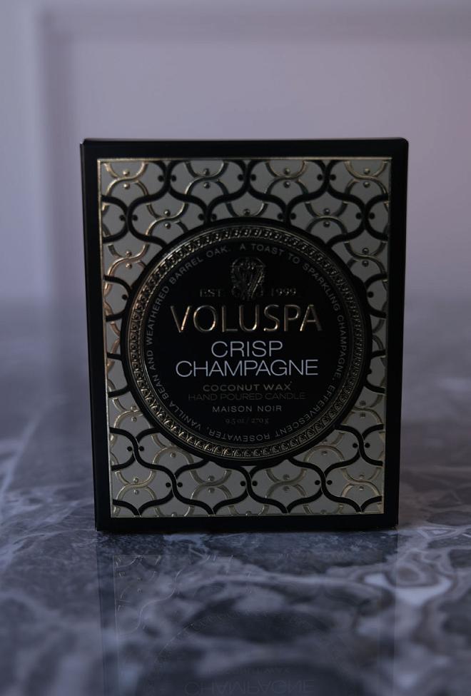 Voluspa Classic Boxed Candle 60t Crisp Champagne duftlys 4