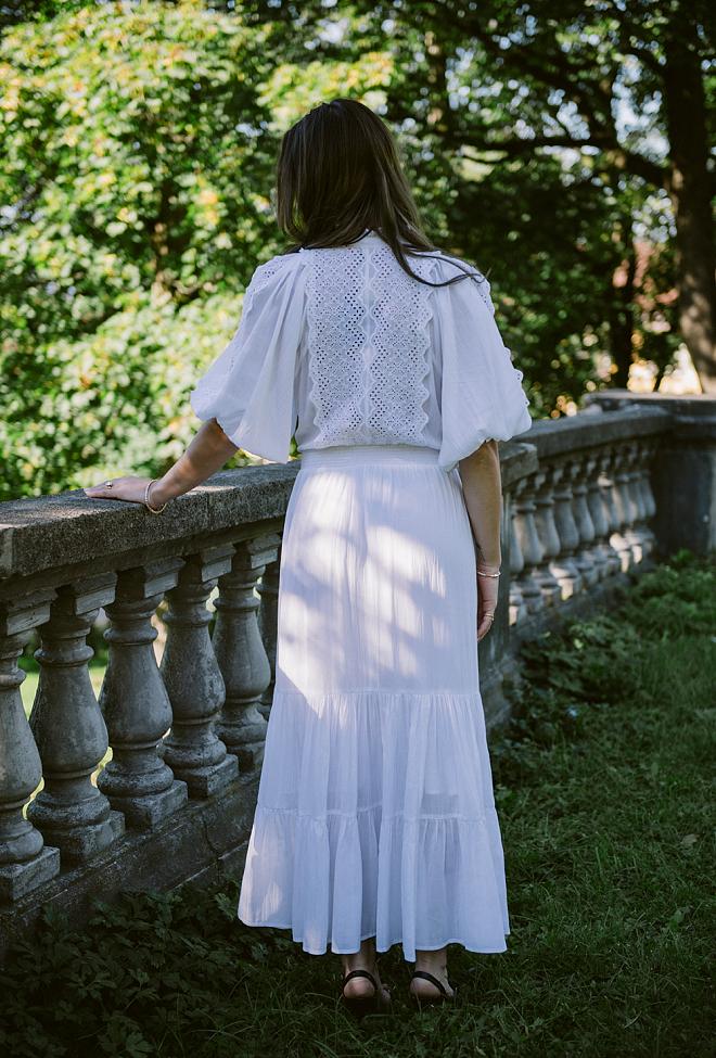 By Timo Cotton Slub Maxi Dress Perfect White 5