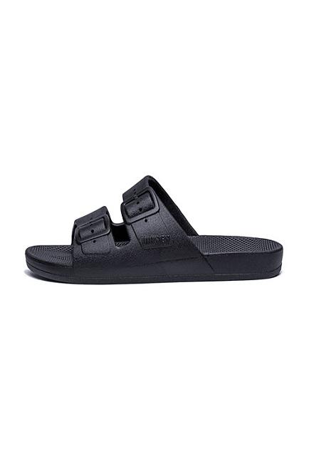 Freedom Moses Basic Slides Black slippers sandaler 2