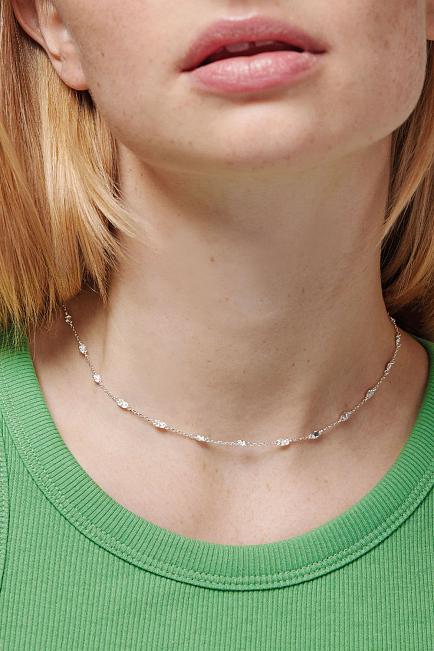 Enamel Copenhagen Kia Necklace Silver smykke