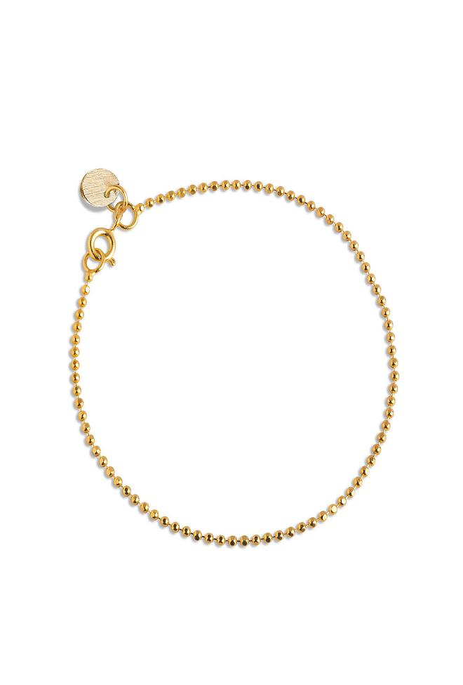 Enamel Copenhagen Ball Chain Bracelet Gold armbånd
