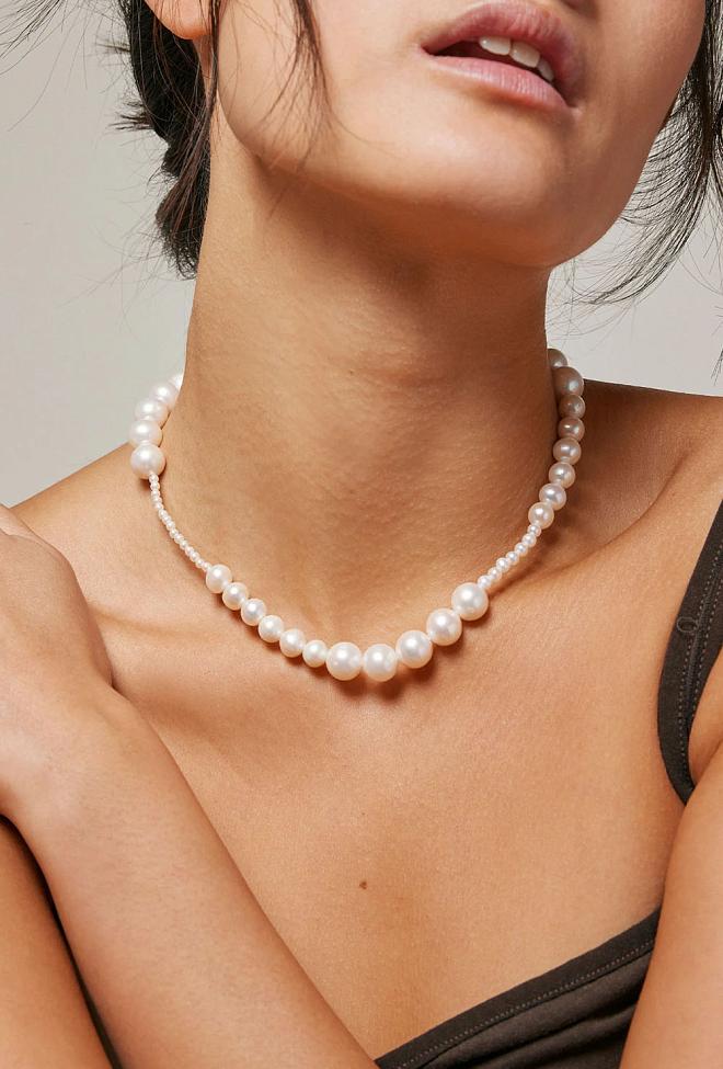 Enamel Copenhagen Amara Necklace Pearls smykke