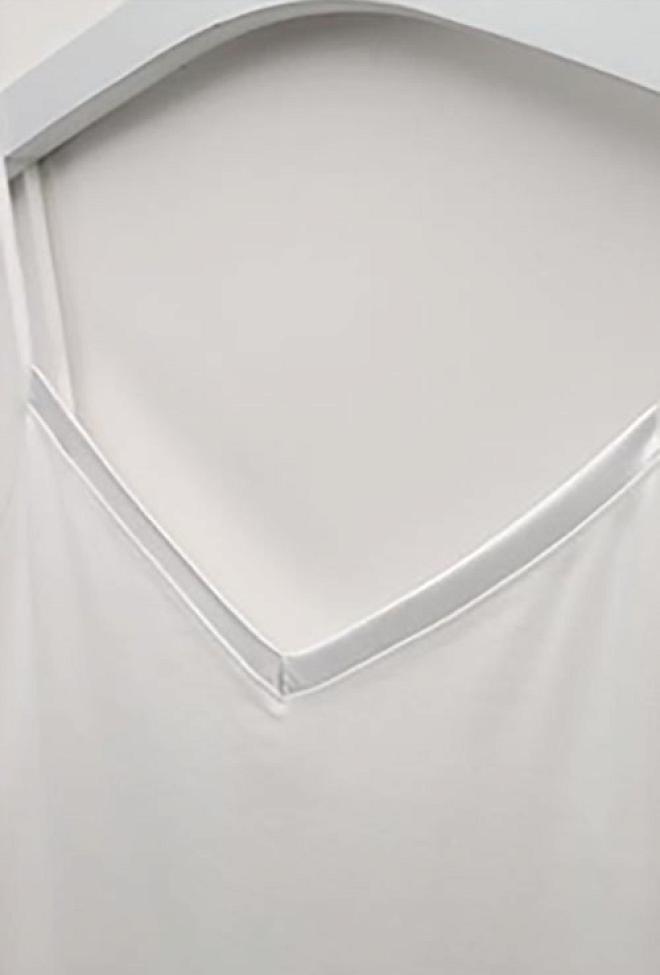 Perfect Line Cotton Top W/Straps White 2